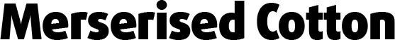 Mercerised Cotton